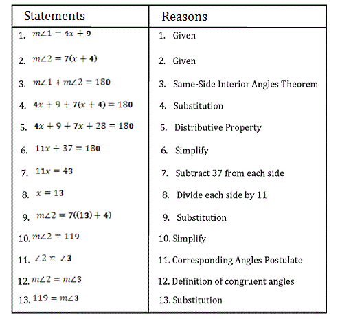 proofs in geometry calculator