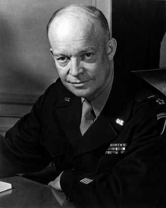 Dwight D Eisenhower profile photograph Dwight D Eisenhower profile photograph