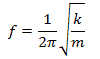 Solved Equation for Frequency of Mass on a Spring Solved Equation for Frequency of Mass on a Spring